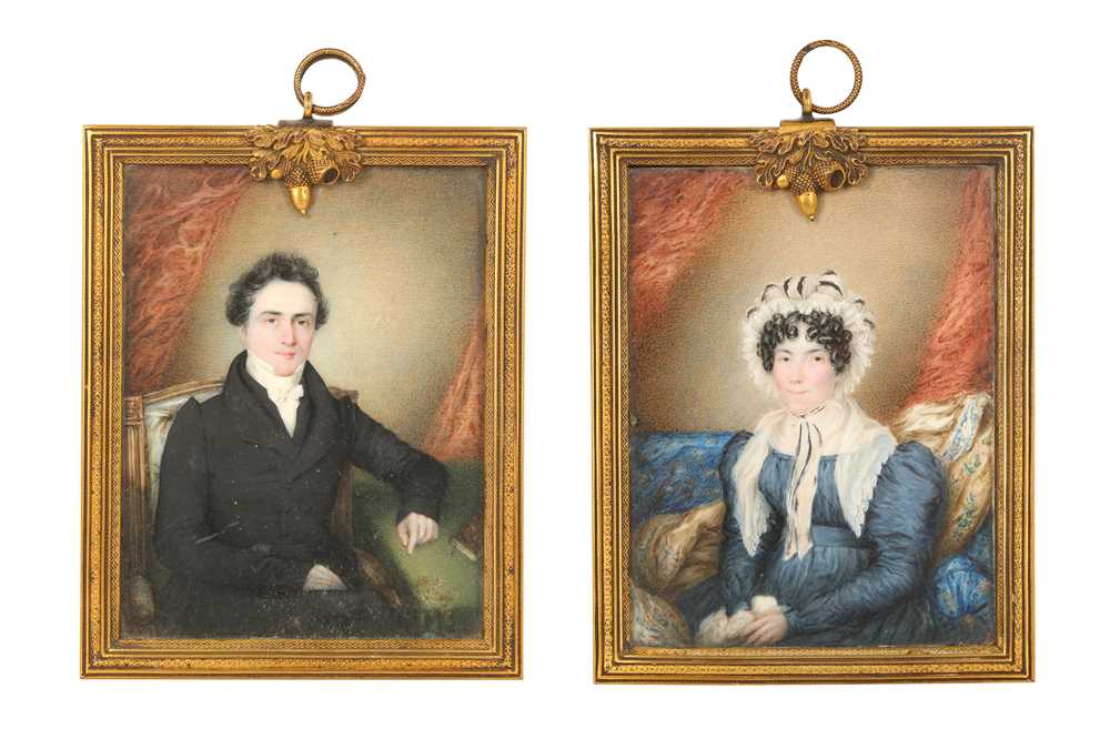 Lot 468 - ENGLISH SCHOOL PORTRAIT MINITURES (18TH CENTURY)