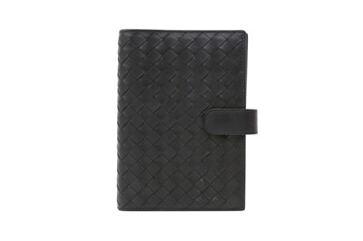 Lot 729 - Bottega Veneta Black Intrecciato Agenda Cover