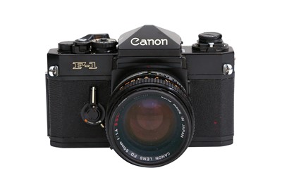 Lot 17 - A Canon F1 SLR Camera