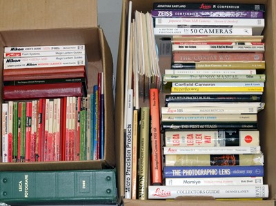 Lot 467 - Two Boxes of Good Photographic Books.