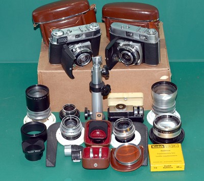 Lot 457 - Group of Kodak Retina Cameras & Lenses etc.