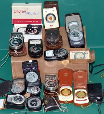 Lot 437 - Group of Nineteen Weston & Other Exposure Meters.