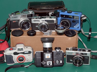 Lot 464 - Group of Canon & Other Compact Cameras.