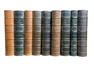 Lot 129 - Dickens (Charles) [Works], 18 vols.