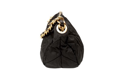 Lot 635 - Prada Black Nylon Quilted Shoulder Bag