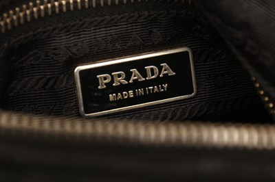 Lot 635 - Prada Black Nylon Quilted Shoulder Bag