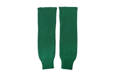 Lot 395 - Hermes Green Cashmere Knit Sleeves