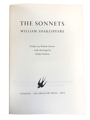 Lot 234 - Shakespeare (William) The Sonnets