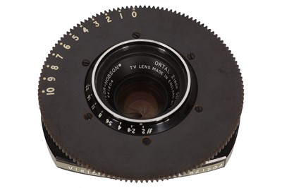 Lot 277 - A Taylor Hobson 2" 50mm f/2 Ortal Tv Lens