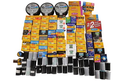 Lot 450 - A selection of outdated 35mm and 135mm film