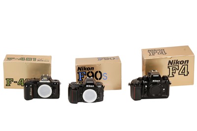 Lot 34 - A Selection of Boxed Nikon SLR Camera Bodies