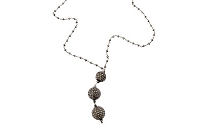 Lot 70 - From the Private Collection of the late Jackie Collins | A diamond longchain necklace