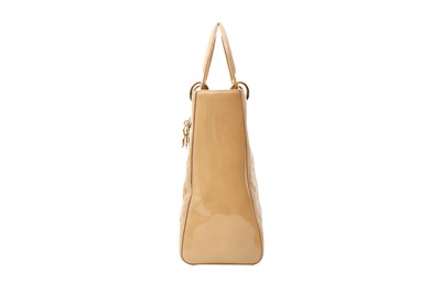 Lot 498 - Christian Dior Beige Large Lady Dior Bag