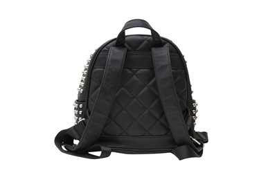 Lot 824 - Phillip Plein Black Stud Skull Backpack