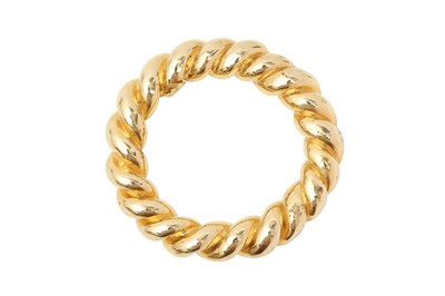 Lot 569 - Chanel Round Twist Bangle