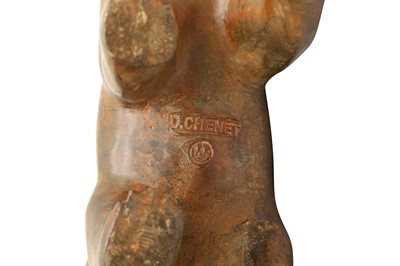 Lot 645 - PIERRE CHENET FOUNDRY (FRENCH, 20TH CENTURY)