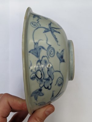 Lot 36 - FOUR CHINESE BLUE AND WHITE BOWLS