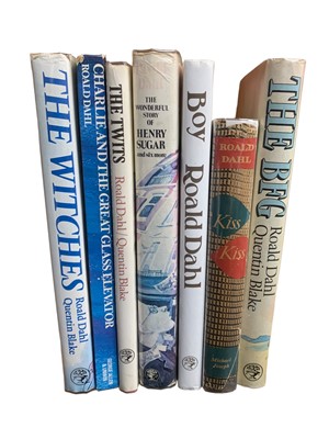 Lot 242 - Dahl.  The BFG, first edition and 6 others.