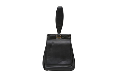 Lot 763 - Balenciaga Black Single Handle Flap Bag