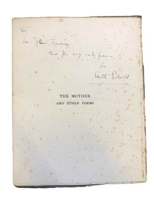 Lot 209 - Sitwell. The Mother and other Poems, Pres. Copy, 1915