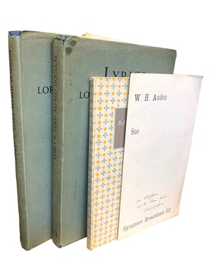 Lot 163 - Douglas Lord Alfred, Auden & Forster, signed and/or  Ltd editions