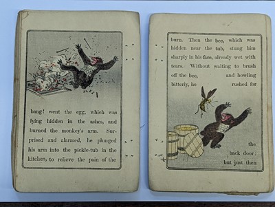 Lot 319 - FOUR JAPANESE AND ONE CHINESE CHILDREN'S CREPE PAPER BOOKS
