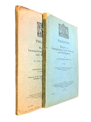 Lot 94 - Hop Simpson. Report on Immigration, Land Settlement, and Development…….. October, 1930.