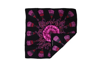 Lot 314 - Rochas Rope Tassel Silk Print Scarf