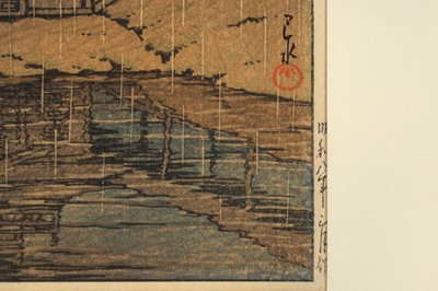 Lot 603 - A JAPANESE WOODBLOCK PRINT BY HASUI KAWASE (1883 - 1957)
