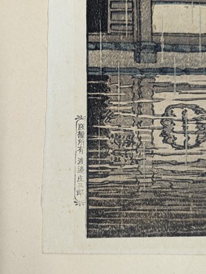 Lot 603 - A JAPANESE WOODBLOCK PRINT BY HASUI KAWASE (1883 - 1957)