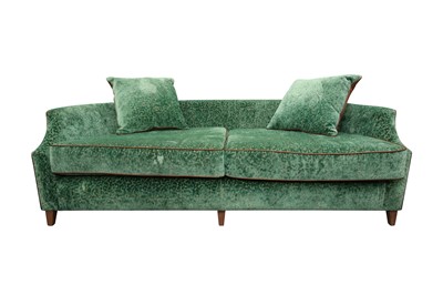 Lot 751 - A CONTEMPORARY UPHOLSTERED TWO SEATER SOFA