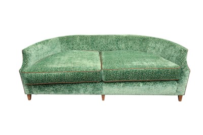 Lot 752 - CONTEMPORARY UPHOLSTERED TWO SEATER SOFA