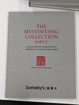 Lot 23 - A GROUP OF SOTHEBY'S MEIYINTANG COLLECTION AUCTION CATALOGUES