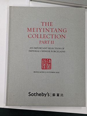 Lot 23 - A GROUP OF SOTHEBY'S MEIYINTANG COLLECTION AUCTION CATALOGUES