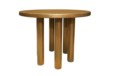 Lot 734 - A CONTEMPORARY ITALIAN CIRCULAR DINING TABLE