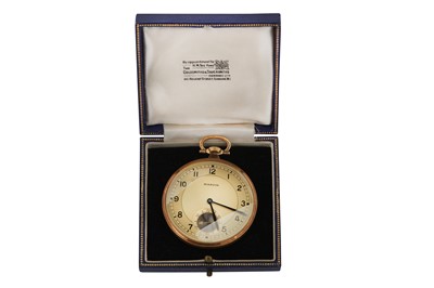 Lot 67 - MARVIN, POCKET WATCH, 14K YELLOW GOLD.