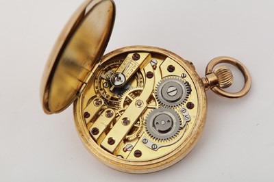 Lot 10 - POCKET WATCH, 18K GOLD, OPEN-FACE, CLASSIC STYLE.