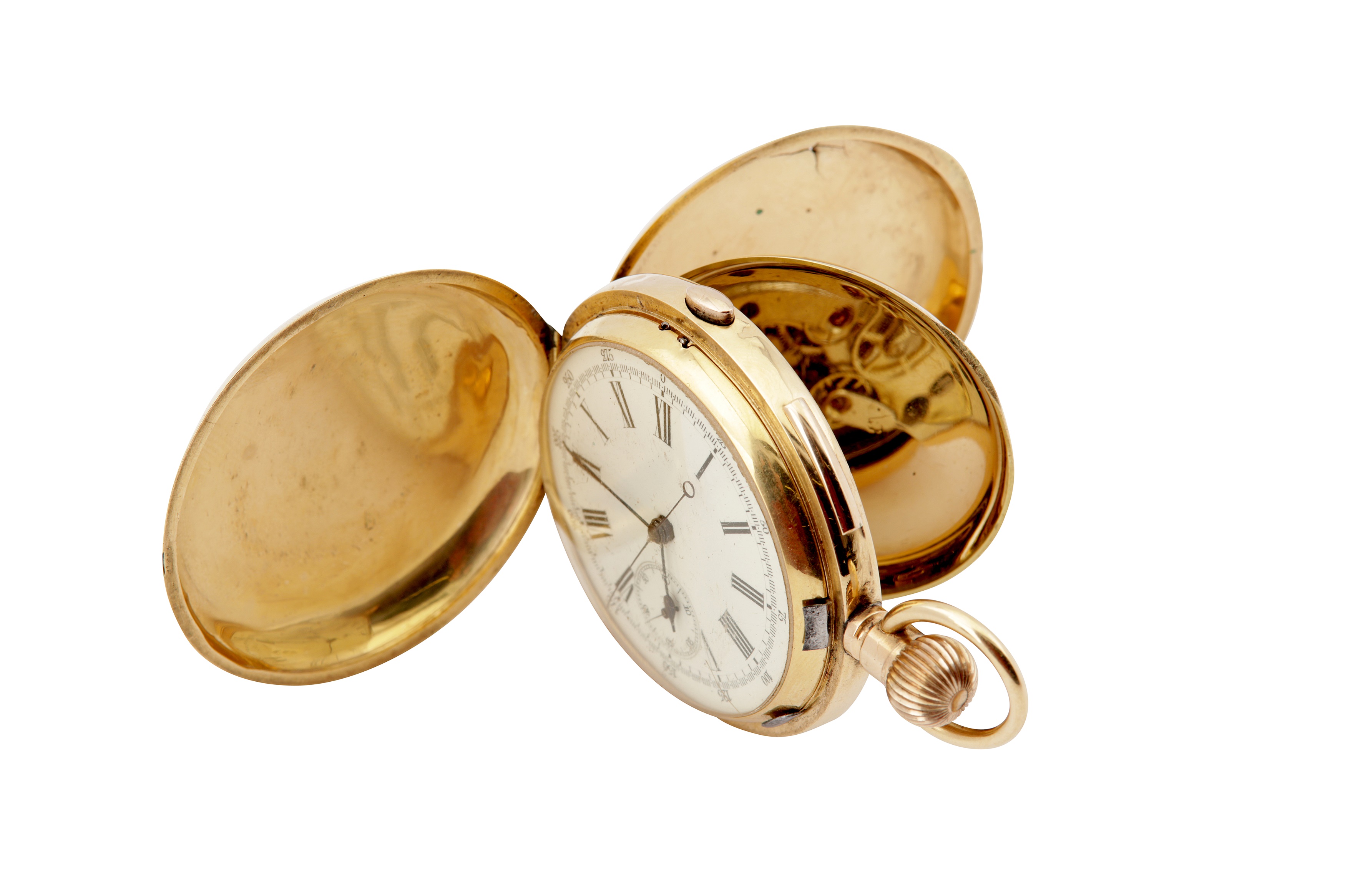 Lot 5 POCKET WATCH CHRONOGRAPH.