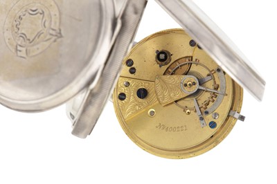 Lot 40 - POCKET WATCH, J.G. GRAVES OF SHEFFIELD, OPEN-FACE, SILVER COIN CASE.