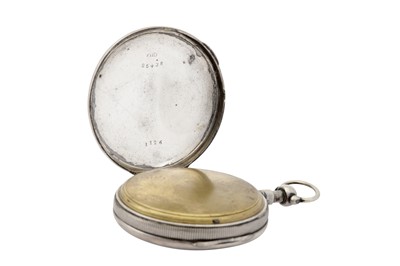 Lot 43 - POCKET WATCH, SILVER COIN CASE, OPEN FACE, QUARTER REPEATER, VERGE/FUSEE.