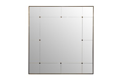 Lot 711 - A CONTEMPORARY DISTRESSED MIRROR