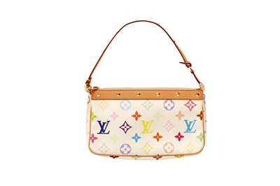 Lot 720 - Louis Vuitton x Murakami White Multicolor Pochette Accessoire