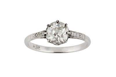 Lot 89 - A diamond single-stone ring