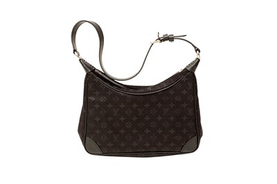 Lot 860 - Louis Vuitton Black Monogram Mini Boulogne Bag