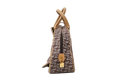 Lot 228 - Christian Dior Brown Monogram Saddle Bowler Bag