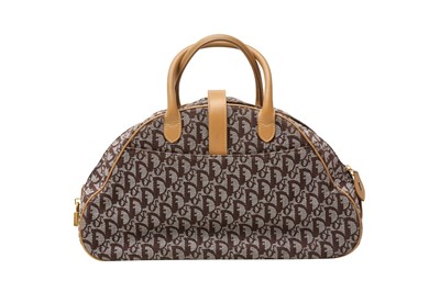 Lot 228 - Christian Dior Brown Monogram Saddle Bowler Bag