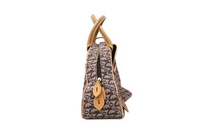 Lot 228 - Christian Dior Brown Monogram Saddle Bowler Bag
