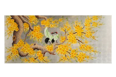 Lot 708 - CONTEMPORARY JAPANESE-INSPIRED WALL PANEL