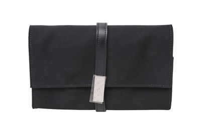 Lot 814 - Gucci Black Nylon Jewellery Pouch