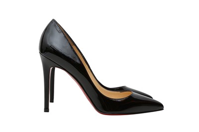 Lot 766 - Christian Louboutin Black Pigalle 100 Heeled Pump - Size 38